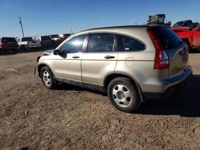 3CZRE383X8G703406 - 2008 HONDA CR-V LX GOLD photo 2