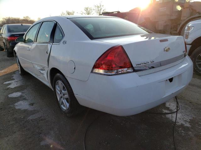 2G1WB58K479380153 - 2007 CHEVROLET IMPALA LS WHITE photo 2