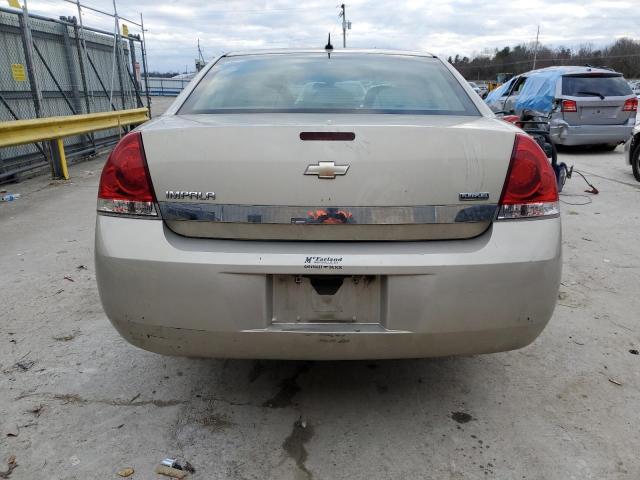 2G1WA5EK2B1143093 - 2011 CHEVROLET IMPALA LS GOLD photo 6