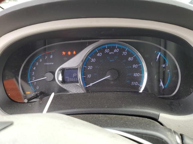 5TDDK3DC5DS066564 - 2013 TOYOTA SIENNA XLE ვერცხლისფერი ფოტო 9