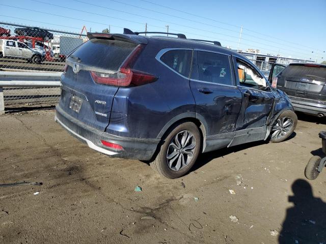 5J6RT6H8XNL022955 - 2022 HONDA CR-V EXL BLUE photo 3