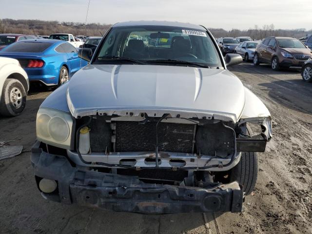 1D7HE28K86S503459 - 2006 DODGE DAKOTA QUAD SILVER photo 5