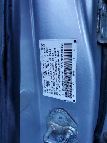 1HGCM56796A174186 - 2006 HONDA ACCORD EX SILVER photo 12