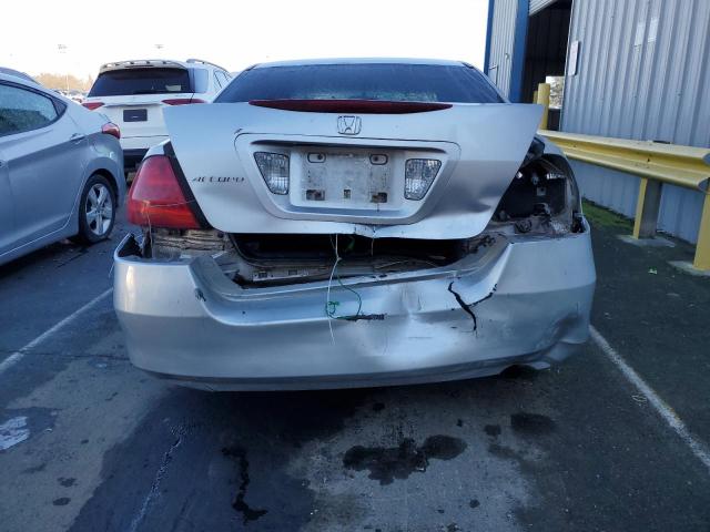 1HGCM56796A174186 - 2006 HONDA ACCORD EX SILVER photo 6