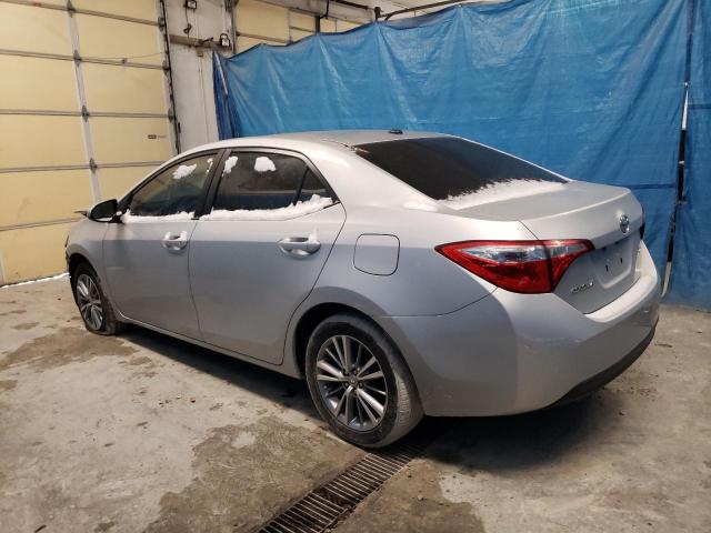 5YFBURHE6FP286582 - 2015 TOYOTA COROLLA L SILVER photo 2