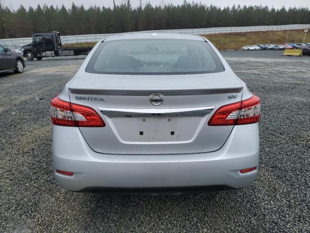 3N1AB7AP0FY333237 - 2015 NISSAN SENTRA S SILVER photo 6