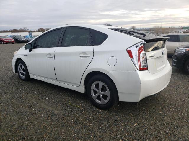 JTDKN3DU5F0456920 - 2015 TOYOTA PRIUS WHITE photo 2