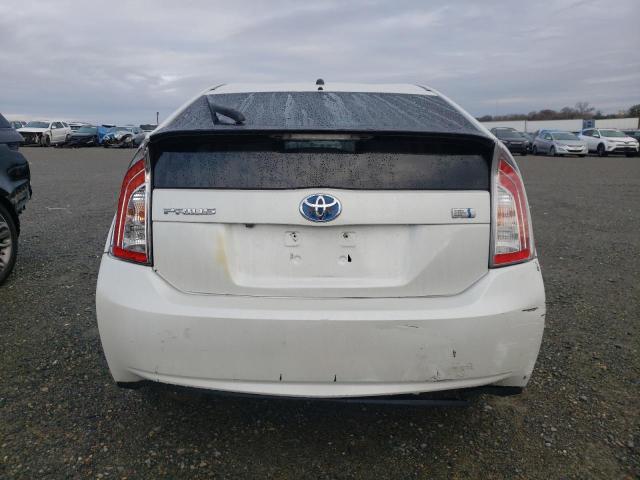 JTDKN3DU5F0456920 - 2015 TOYOTA PRIUS WHITE photo 6