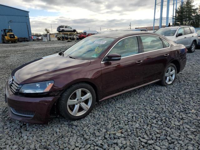 1VWBP7A31DC101197 - 2013 VOLKSWAGEN PASSAT SE BURGUNDY photo 1