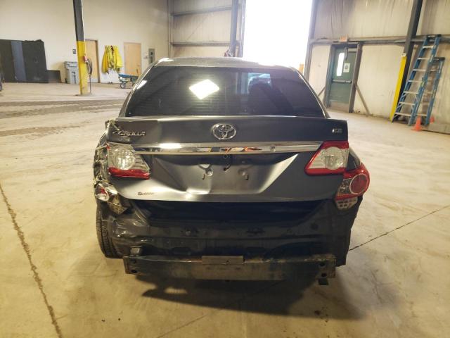 2T1BU4EE9CC813582 - 2012 TOYOTA COROLLA BASE GRAY photo 6