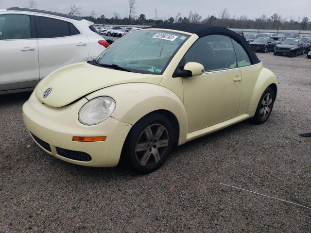 3VWSF31Y36M308182 - 2006 VOLKSWAGEN NEW BEETLE CONVERTIBLE OPTION PACKAGE 2 YELLOW photo 1