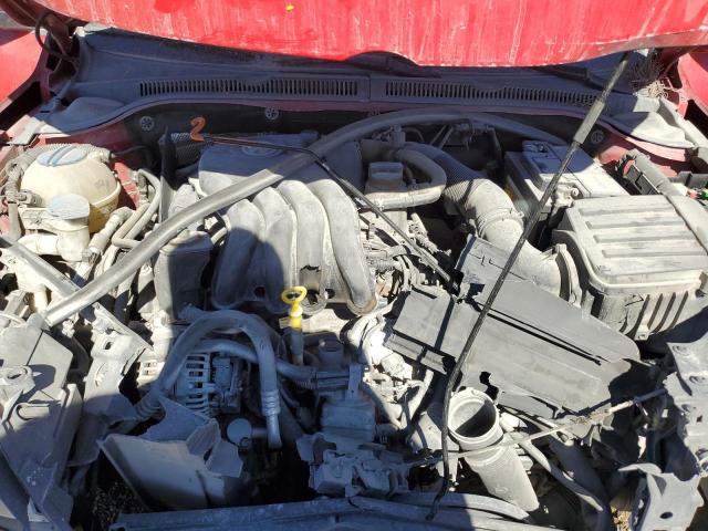 3VW2K7AJ6EM235619 - 2014 VOLKSWAGEN JETTA BASE 红色 照片 12