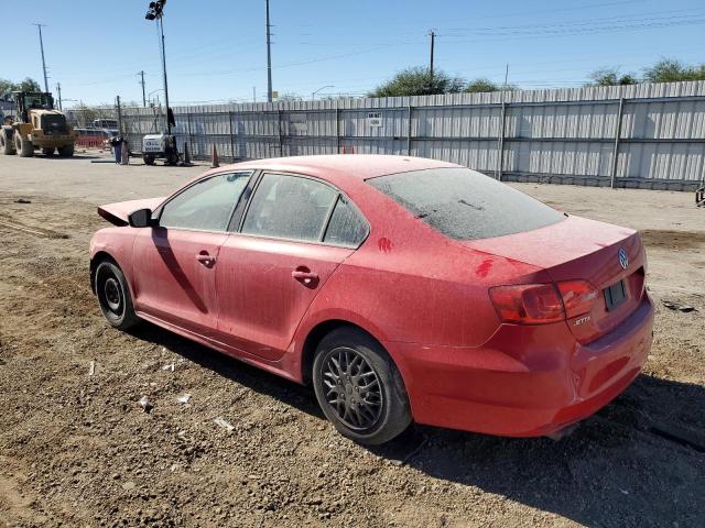 3VW2K7AJ6EM235619 - 2014 VOLKSWAGEN JETTA BASE 红色 照片 2