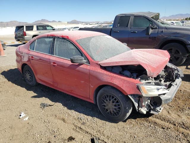 3VW2K7AJ6EM235619 - 2014 VOLKSWAGEN JETTA BASE 红色 照片 4