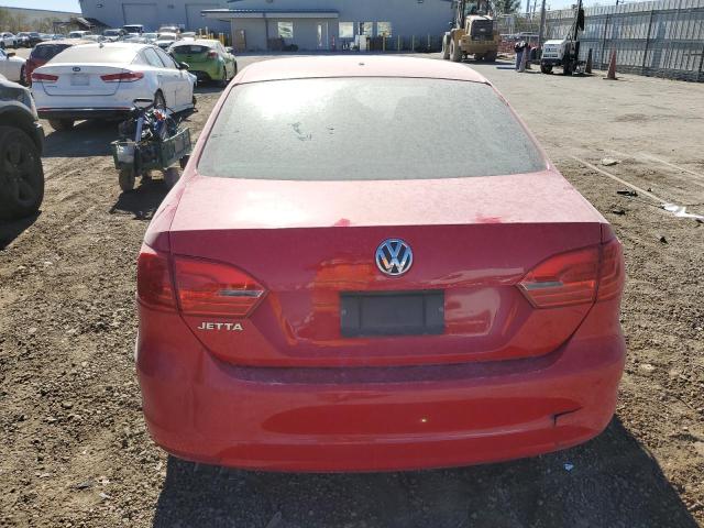 3VW2K7AJ6EM235619 - 2014 VOLKSWAGEN JETTA BASE 红色 照片 6