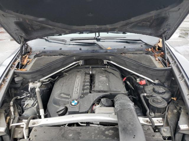 5UXZV4C58BL741858 - 2011 BMW X5 XDRIVE35I GRAY photo 12