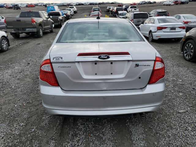 3FADP0L39AR298350 - 2010 FORD FUSION HYBRID SILVER photo 6