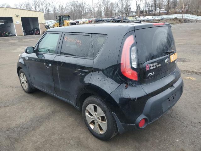 KNDJN2A25F7206092 - 2015 KIA SOUL BLACK photo 2