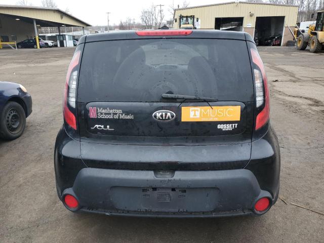 KNDJN2A25F7206092 - 2015 KIA SOUL BLACK photo 6