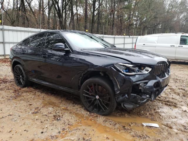 5UXCY8C08N9M19120 - 2022 BMW X6 M50I BLACK photo 4