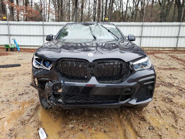 5UXCY8C08N9M19120 - 2022 BMW X6 M50I BLACK photo 5