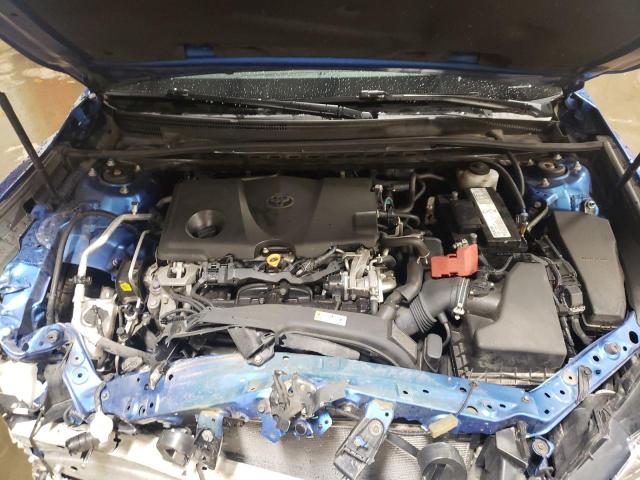 4T1B61HK9KU262058 - 2019 TOYOTA CAMRY XSE BLUE photo 11