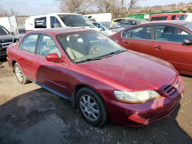 1HGCG56722A062069 - 2002 HONDA ACCORD SE BURGUNDY photo 4