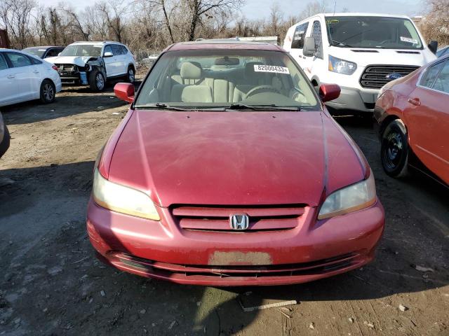 1HGCG56722A062069 - 2002 HONDA ACCORD SE BURGUNDY photo 5