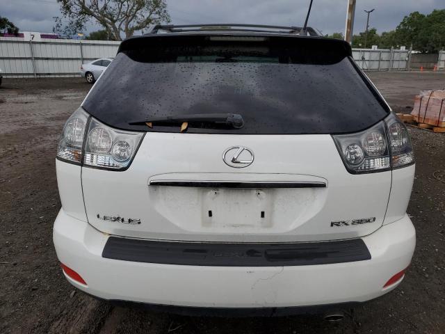 JTJGK31U870009046 - 2007 LEXUS RX 350 WHITE photo 6