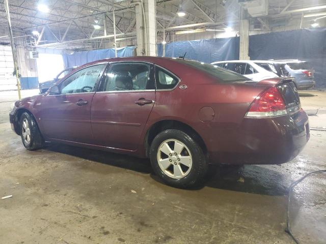 2G1WT58K579340337 - 2007 CHEVROLET IMPALA LT RED photo 2