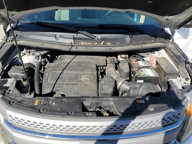 1FM5K7B82EGA85851 - 2014 FORD EXPLORER WHITE photo 12