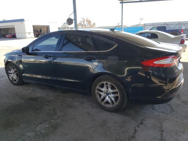 3FA6P0H72FR164615 - 2015 FORD FUSION SE BLACK photo 2