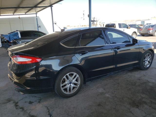 3FA6P0H72FR164615 - 2015 FORD FUSION SE BLACK photo 3