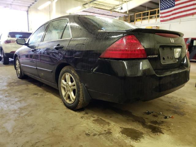 1HGCM56347A032827 - 2007 HONDA ACCORD SE BLACK photo 2