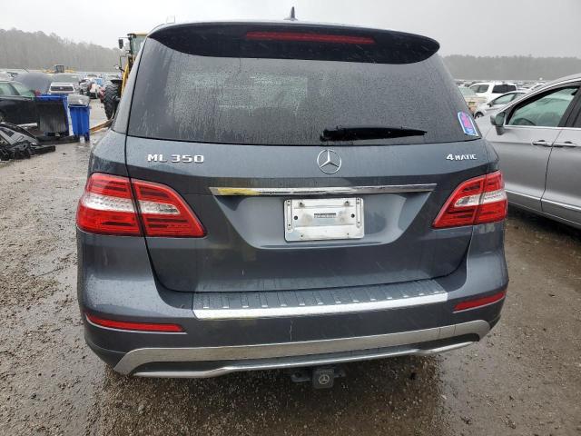 4JGDA5HB1FA510244 - 2015 MERCEDES-BENZ ML 350 4MATIC GRAY photo 6