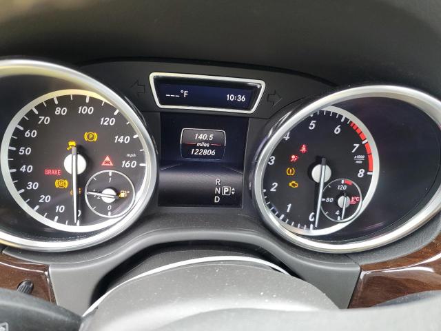 4JGDA5HB1FA510244 - 2015 MERCEDES-BENZ ML 350 4MATIC GRAY photo 9