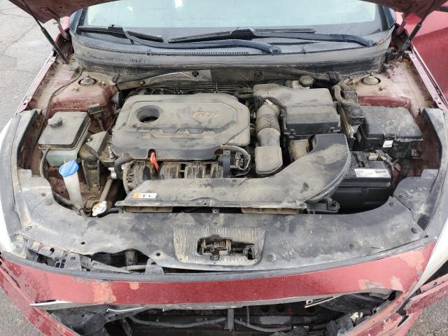 5NPE24AF8FH231511 - 2015 HYUNDAI SONATA SE RED photo 11