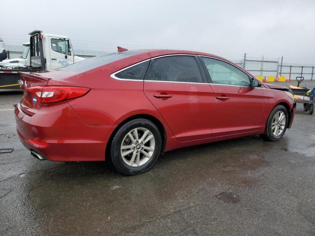 5NPE24AF8FH231511 - 2015 HYUNDAI SONATA SE RED photo 3