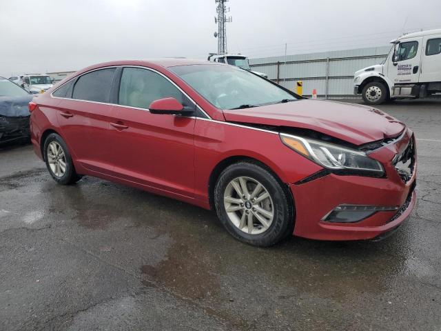 5NPE24AF8FH231511 - 2015 HYUNDAI SONATA SE RED photo 4