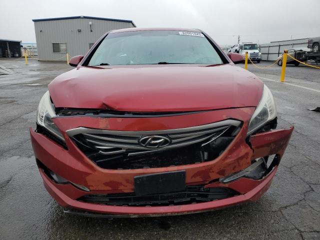 5NPE24AF8FH231511 - 2015 HYUNDAI SONATA SE RED photo 5