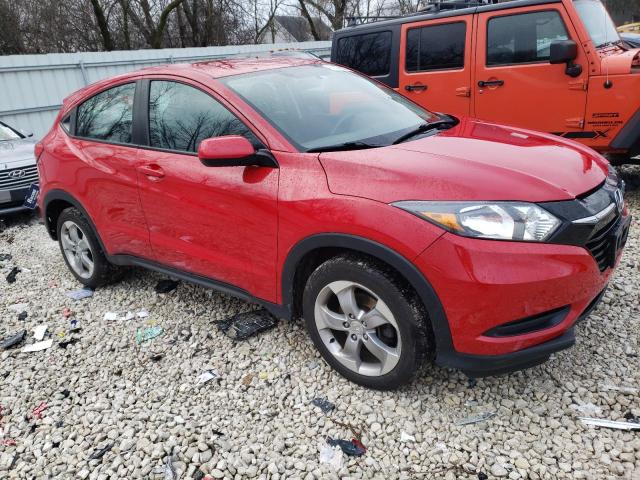 3CZRU6H37JG703602 - 2018 HONDA HR-V LX RED photo 4