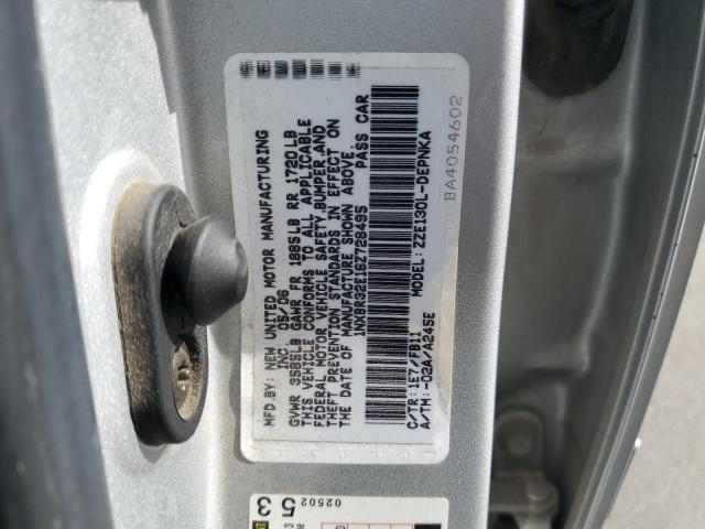 1NXBR32E16Z728495 - 2006 TOYOTA COROLLA CE 银色 照片 12