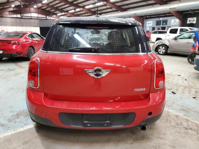 WMWZB3C51DWM08954 - 2013 MINI COOPER COUNTRYMAN RED photo 6