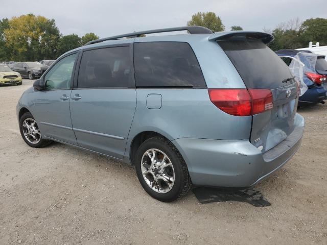 5TDZA22C85S349743 - 2005 TOYOTA SIENNA XLE BLUE photo 2