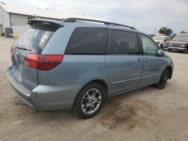5TDZA22C85S349743 - 2005 TOYOTA SIENNA XLE BLUE photo 3