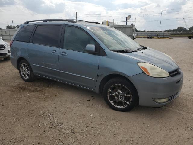 5TDZA22C85S349743 - 2005 TOYOTA SIENNA XLE BLUE photo 4