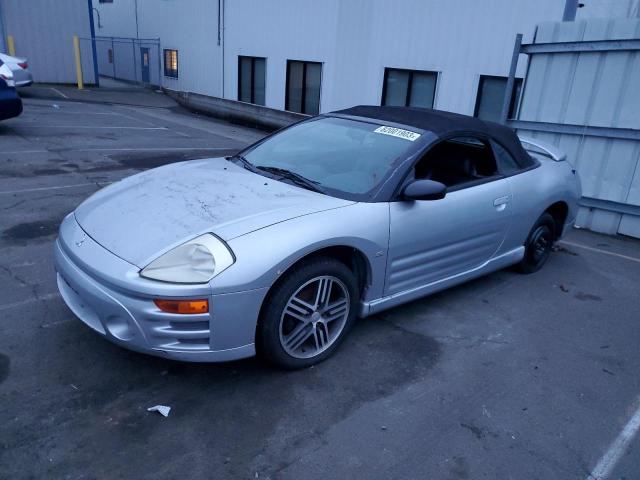 4A3AE75H33E009163 - 2003 MITSUBISHI ECLIPSE SPYDER GTS SILVER photo 1