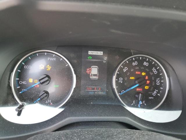 4T3RWRFV1MU037833 - 2021 TOYOTA RAV4 XLE SILVER photo 9