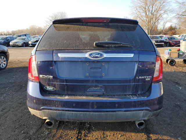 2FMDK4KC5BBA45958 - 2011 FORD EDGE LIMITED BLUE photo 6