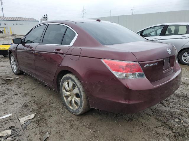 JHMCP26868C001194 - 2008 HONDA ACCORD EXL MAROON photo 2